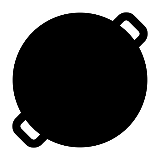 中華鍋のピクトグラム、アイコン、イラストの無料（フリー）素材（SVG/JPG/PNG）