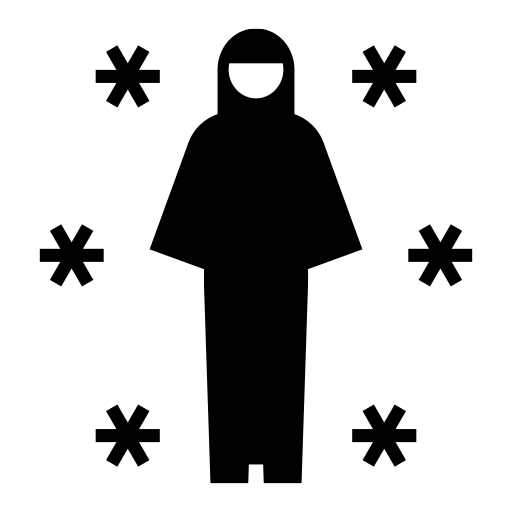 雪女のピクトグラム、アイコン、イラストの無料（フリー）素材（SVG/JPG/PNG）