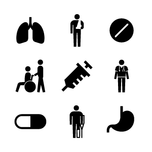 医療・福祉向けのピクトグラム